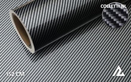 Carbon black 2D wrapping foil 152CM