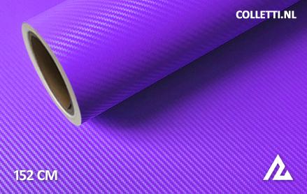 Carbon purple 3D wrapping foil 152CM