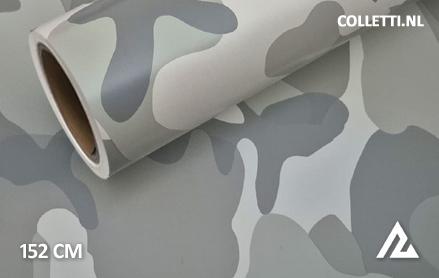 Camouflage grey beige wrap film 152CM