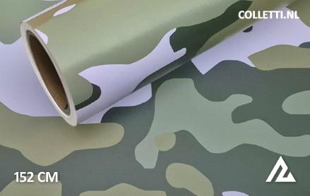 Camouflage winter wrap film 152CM