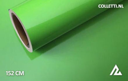 Glossy green wrapping foil 152CM