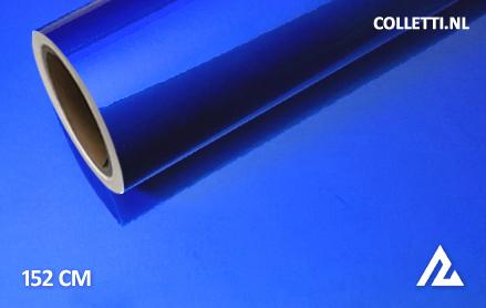 Gloss metallic blue wrapping foil 152CM