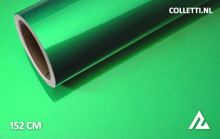 Gloss metallic green wrap foil 152CM