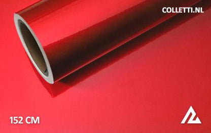 Gloss metallic red wrap film 152CM