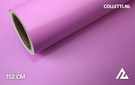 Glossy pink wrapping foil 152CM