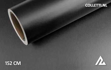 Leather print black wrap foil 152CM