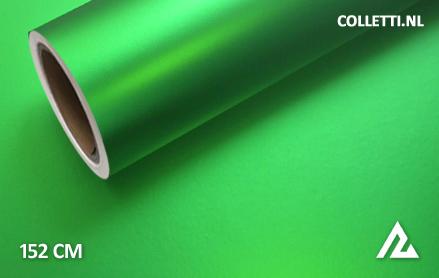 Matte chrome green wrapping foil 152CM