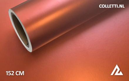 Matte chrome copper brown wrap foil 152CM