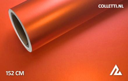 Matte chrome orange wrapping foil 152CM