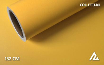 Matte yellow wrapping foil 152CM