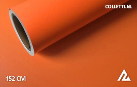 Matte orange wrapping foil 152CM