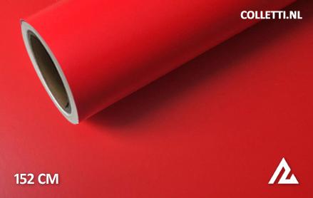 Matte red wrapping foil 152CM