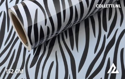 Zebra print wrapfolie 152CM