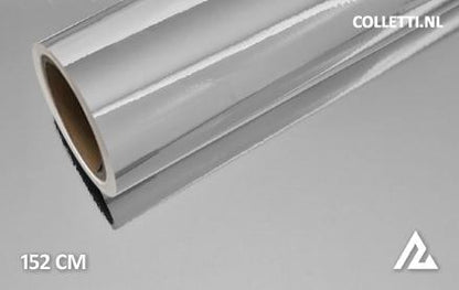 Chrome silver wrapping foil 152CM