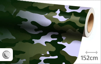 Camouflage winter wrap film 152CM