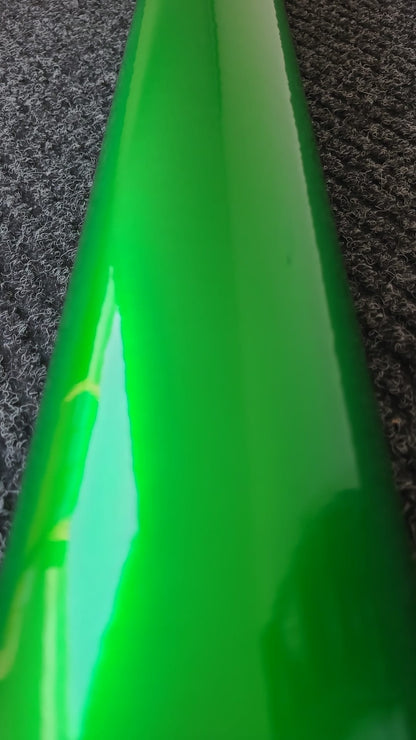 Gloss metallic green wrap foil 152CM