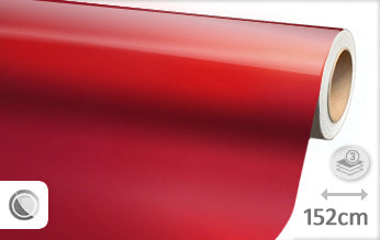 Gloss metallic red wrap film 152CM