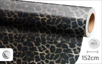 Leopard print wrapping foil 152CM