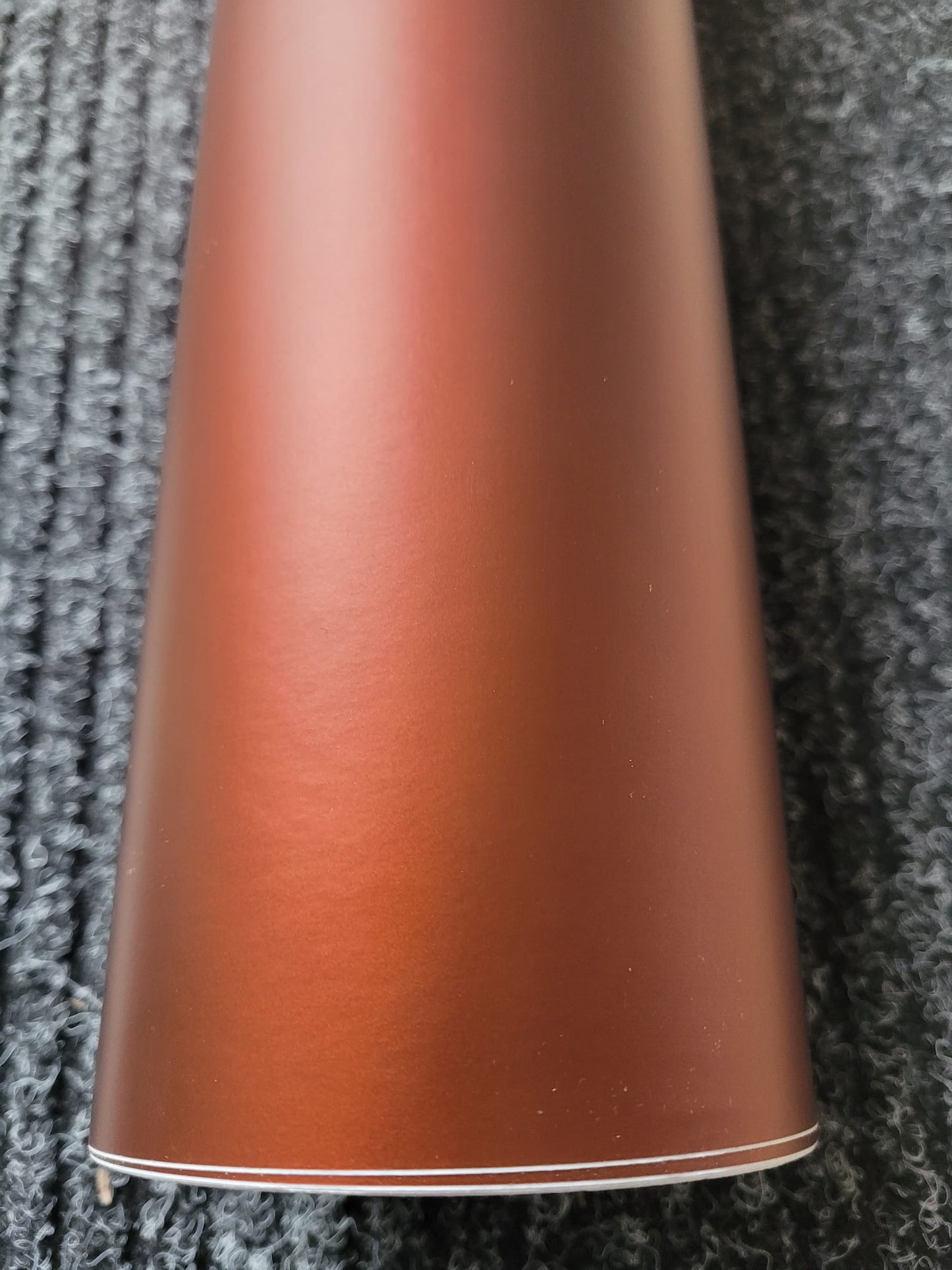 Matte chrome copper brown wrap foil 152CM