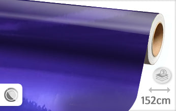 Matte chrome purple wrap foil 152CM