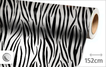 Zebra print wrapfolie 152CM